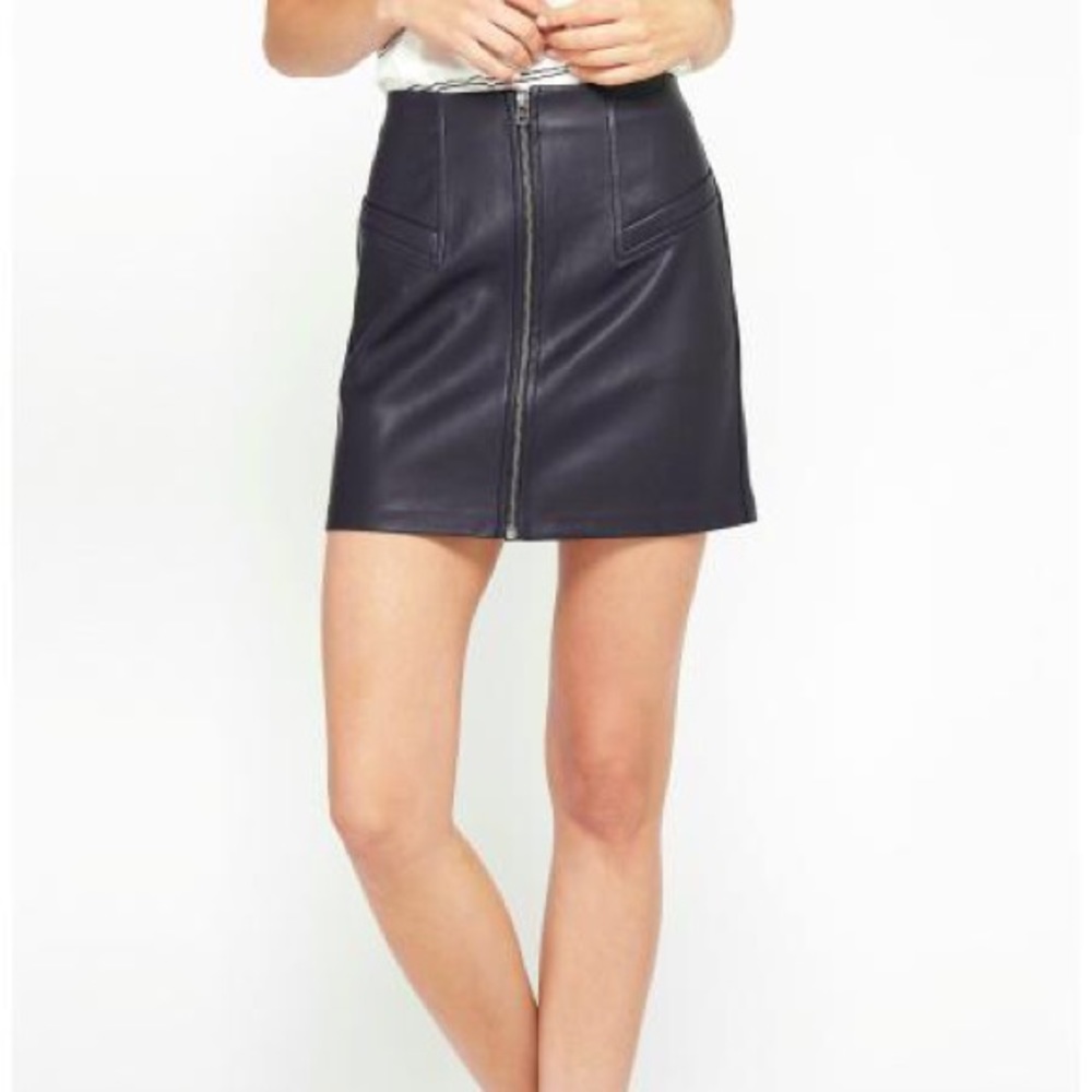 *NWT* Gentle Fawn Faux Leather Skirt Sz 2